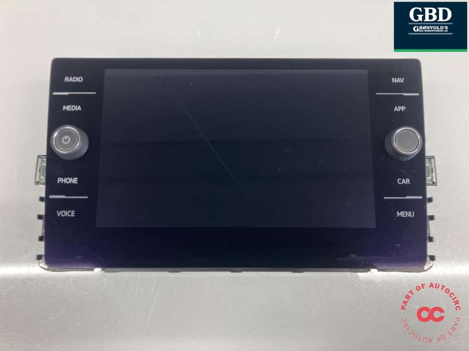 Bilstereo navigasjon skjerm til VW Passat 2015-2019 (Fase 1) (B8) (B8) (|5G6 919 605 B|A2C1516440101)