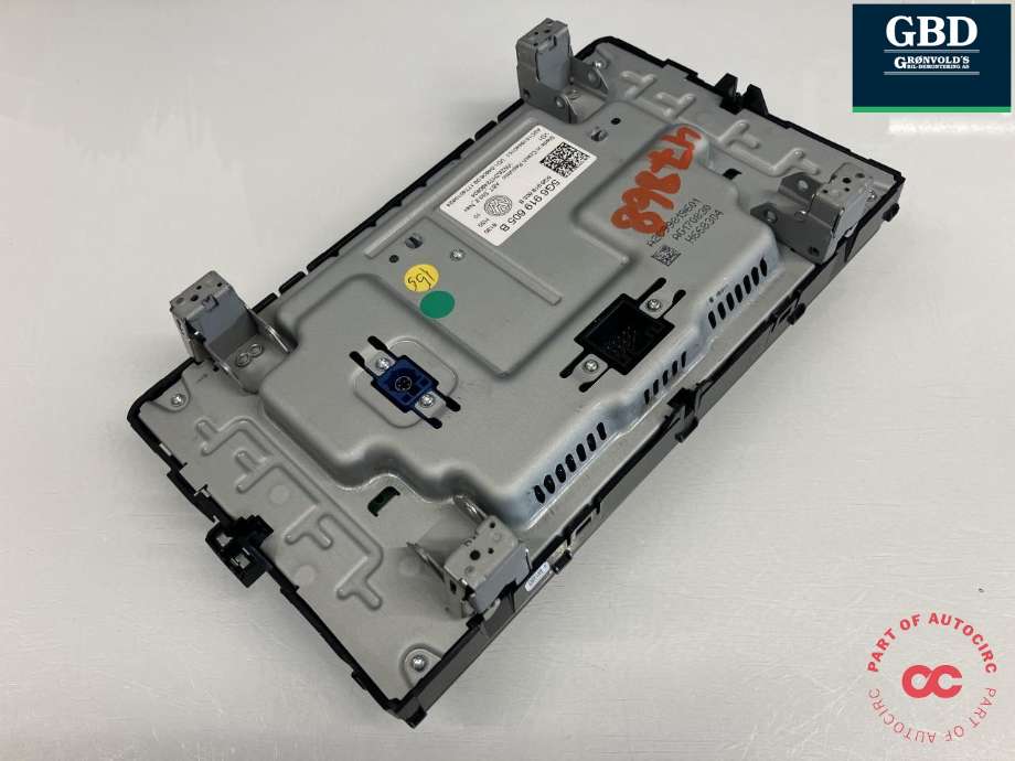 Bilstereo navigasjon skjerm til VW Passat 2015-2019 (Fase 1) (B8) (B8) (|5G6 919 605 B|A2C1516440101)