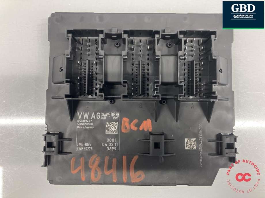 Styreenhet comfort (BCM) til VW Passat 2011-2015 (B7) (B7) (3AA 959 433 F  Z00|3AA 959 433 B  Z00|)