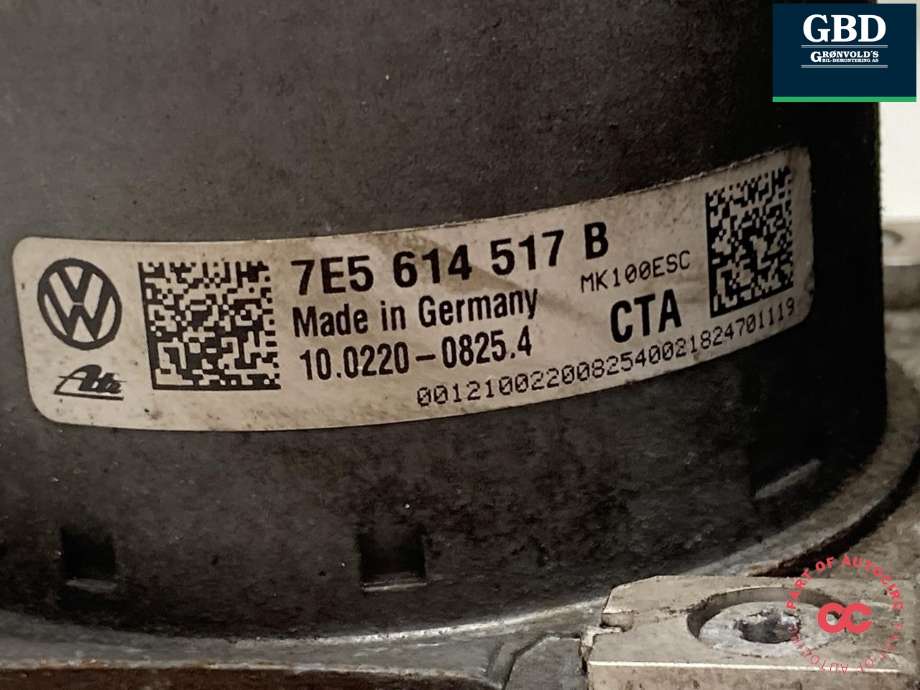 ABS sentral til VW Caddy 2015-2020 (Type III, Fase 3)  (7E5 614 517 B  BEF|7E5 614 517 A  BEF|7E5 614 517 B)