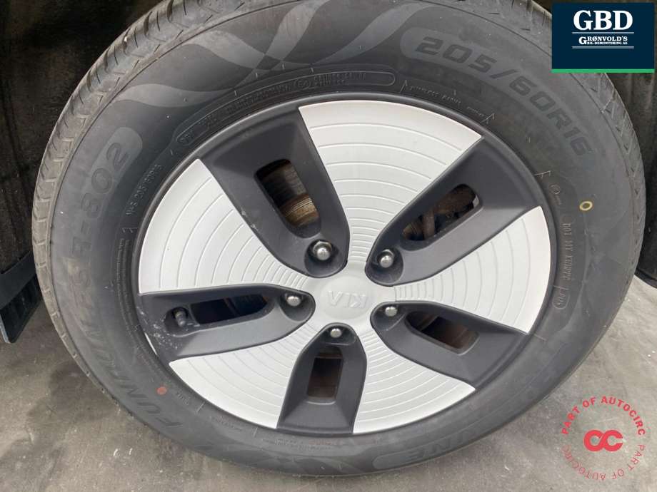 Hjulsett aluminium sommer til Kia Soul, 2014-2019 (Type II)  (NO PART ID)