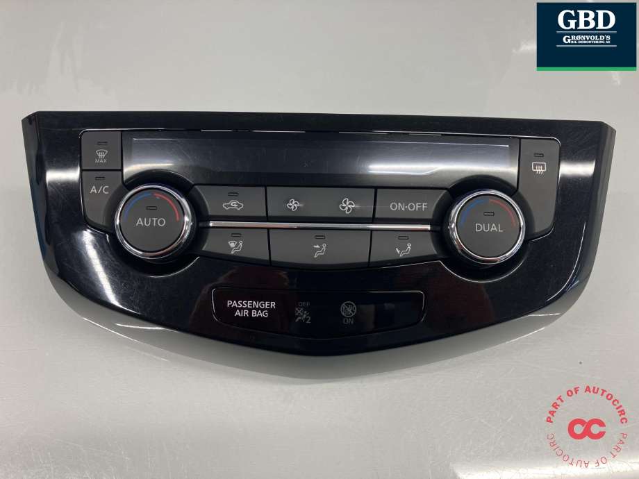 Varmeapparat betjening til Nissan X-Trail 2014-2022 (T32) (T32) (VALEO||27500-4EA0A)