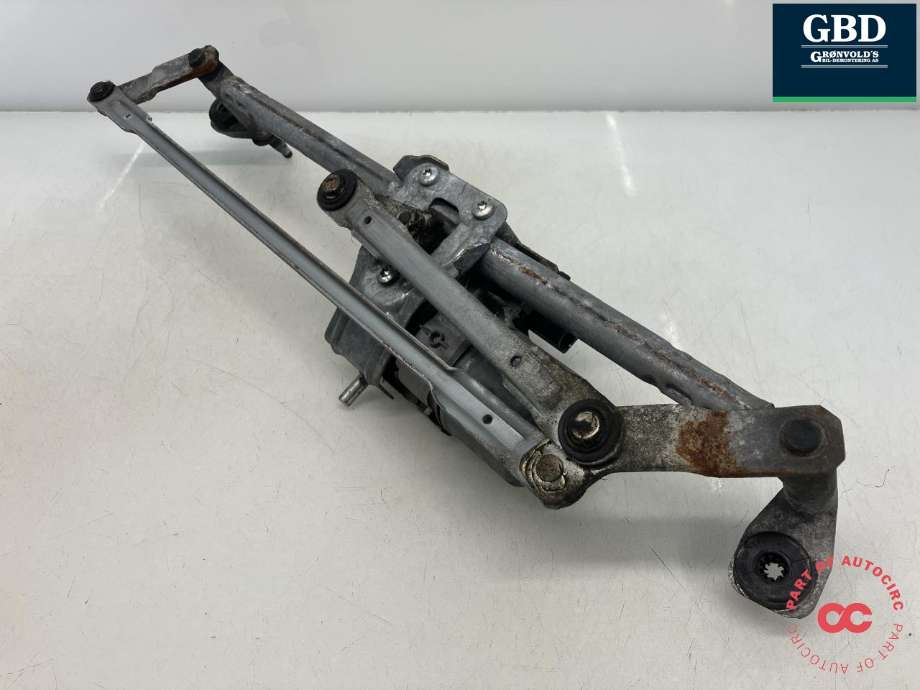 Viskermotor frontrute komplett m/overføring til VW Golf VI 2008-2012  (BOSCH|5K1 955 023|5K1 955 119|)