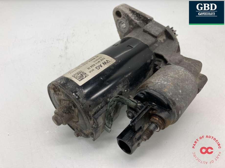 Starter diesel til VW Caddy 2010-2015 (Type III, Fase 2)  (02Z 911 024 H|02Z 911 024 HX|)