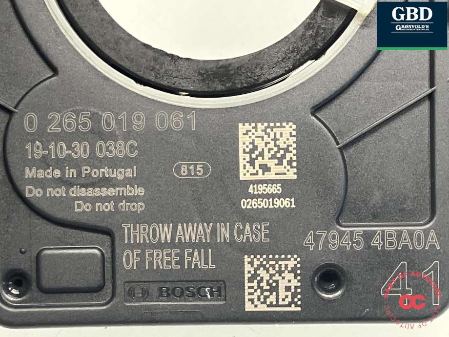 Bryter combi til Nissan Qashqai 2014-2021 (Type II) (BOSCH|47945 4BA0A|0 265 019 061|)