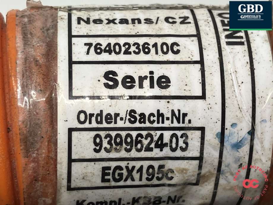 Kabel høy volt (HV) hybrid til BMW X5 2013-2018 (F15) (F15) (|9 399 624|764023610C)