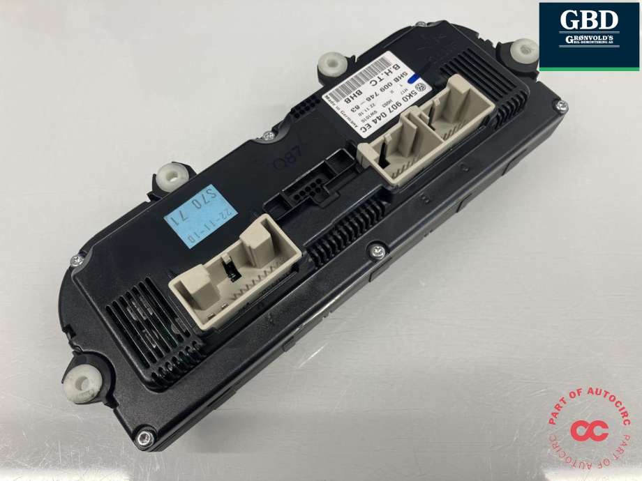Varmeapparat betjening til VW Golf VI 2008-2012  (5K0 907 044 EC|5HB 009 746-83|)