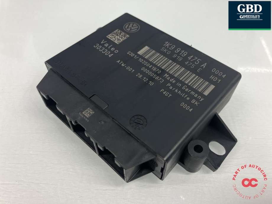 Styreenhet parkering til VW Golf VI, 2008-2012  (VALEO|5K0 919 475 E)