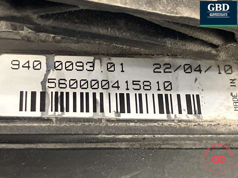 Kjølevifte elektrisk til Volvo V70 2007-2013 (Type III, Fase 1)  (31305135|940.0093.01|)