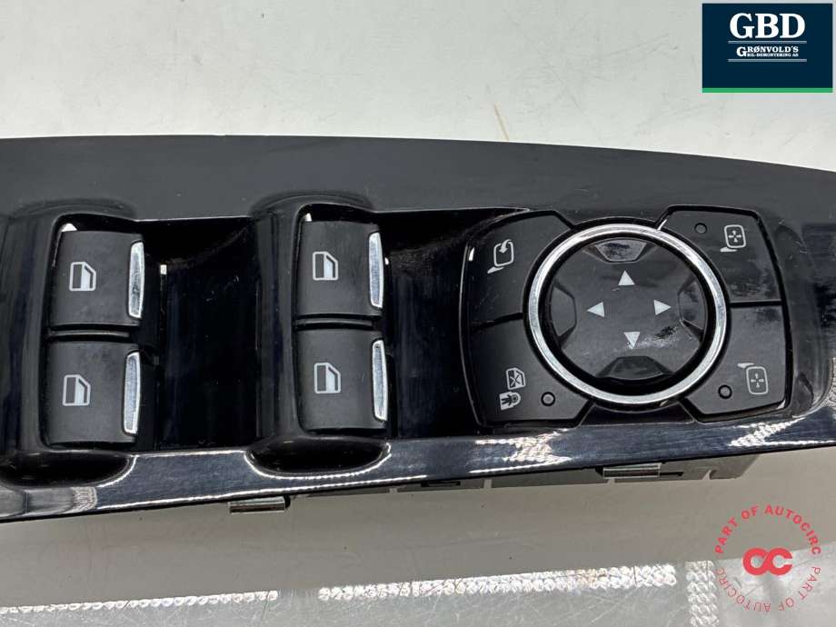 Bryter ruteheis førerdørspanel til Ford Mondeo 2014-2019 (Type V, Fase 1)  (DS7314A564HE3UAW|DG9T-14540-DDW|)
