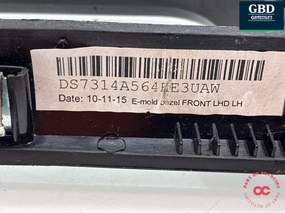 Bryter ruteheis førerdørspanel til Ford Mondeo 2014-2019 (Type V, Fase 1)  (DS7314A564HE3UAW|DG9T-14540-DDW|)