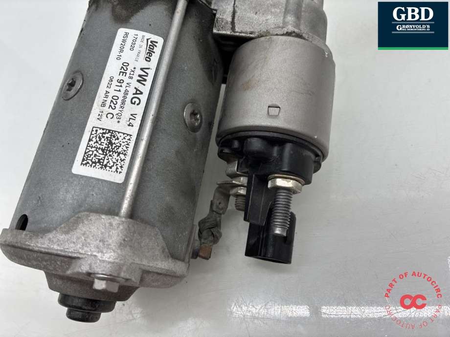 Starter diesel til Škoda Karoq 2017-->>  (02E 911 022 C|02E 911 022 CX|)