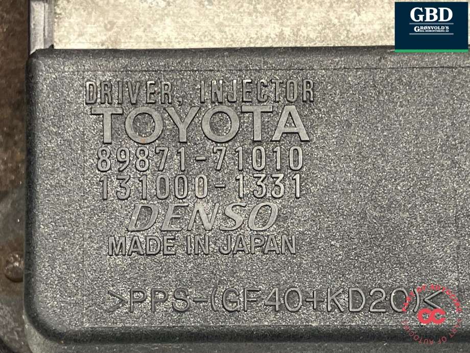 Styreenhet drivstoffpumpe til Toyota Hiace 2007-2012 (Fase 3)  (DENSO|89871-71010|131000-1331|)