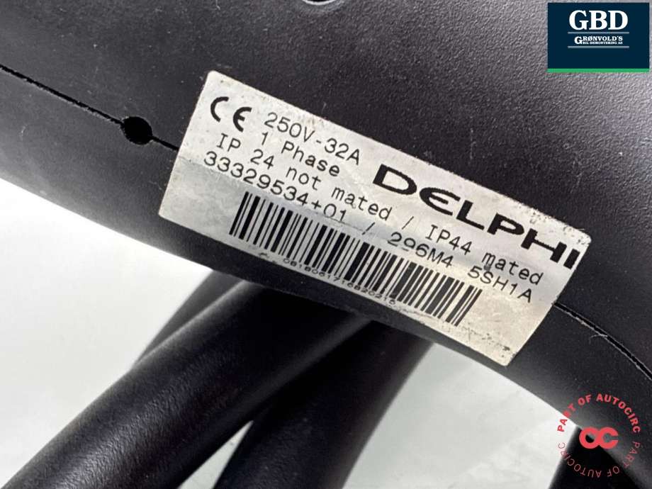 Batterilader kabel til Nissan Leaf 2018-->> (Type II)  