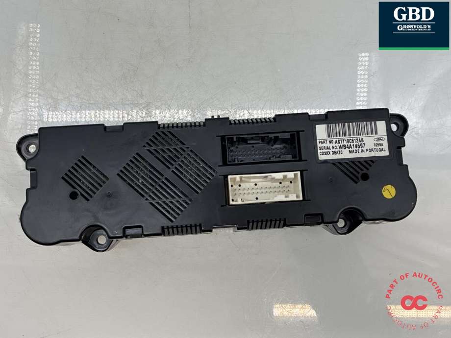 Varmeapparat betjening til Ford Mondeo 2007-2010 (Type IV, Fase 1)  (1689508|AS7T-18C612-AB|AS7T18C612AB)
