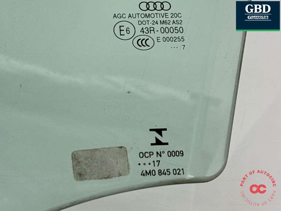Siderute venstre foran til Audi Q7 2015-->> (Type II)  (4M0 845 021|)