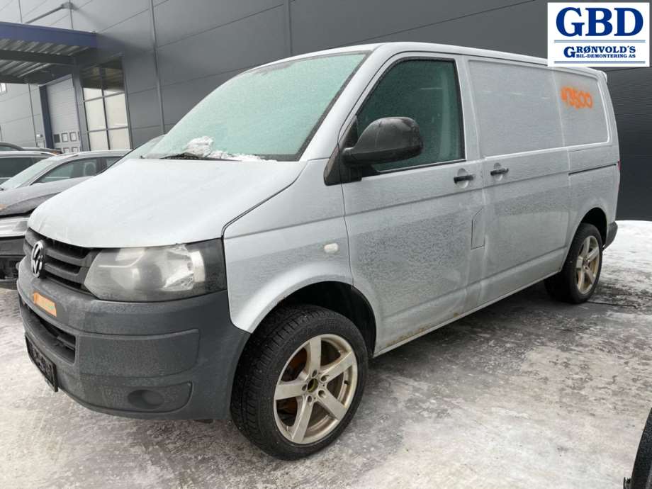 VW Transporter / Caravelle, 2009-2015 (T5, Fase 2) delebil, Motorkode: CAAC, Girkassekode: PAW