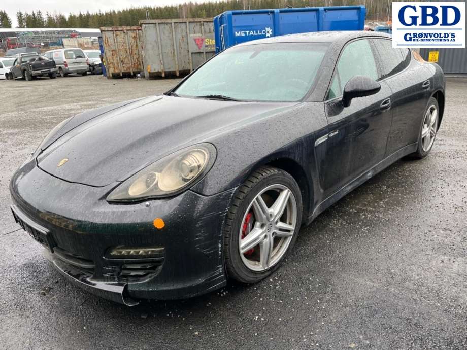 Porsche Panamera, 2009-2017 (Type I, 970) parts car, Engine code: CRCC, Gearbox code: A7010