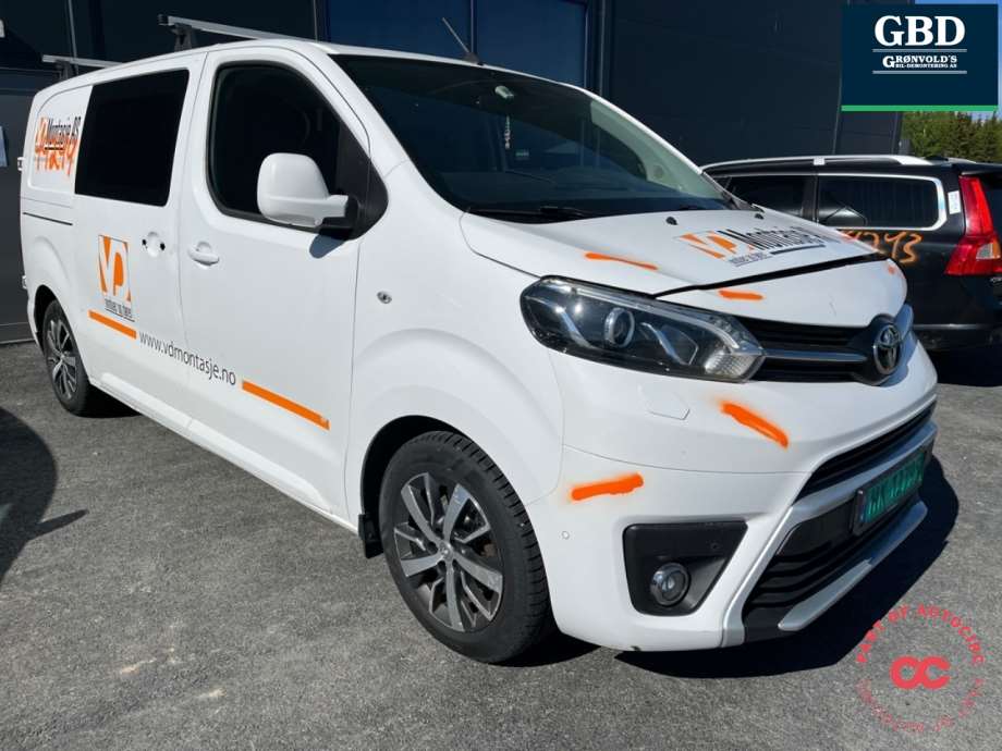 Toyota Proace, 2016- (Type II) parts car, Engine code: 3WZ-HV| BH01, Gearbox code: SU001A4118