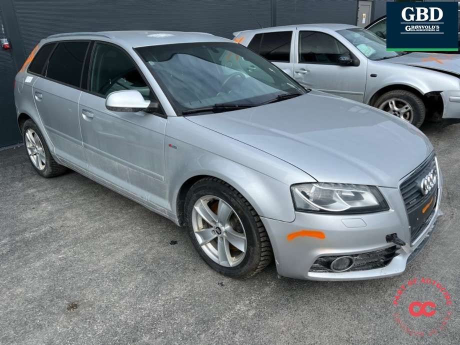 Audi A3 2009-2012 (Type II, Fase 2) , Motorkode: CFFB, Girkassekode: NFV
