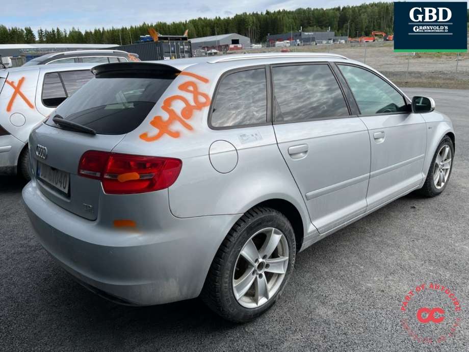 Audi A3 2009-2012 (Type II, Fase 2) , Motorkode: CFFB, Girkassekode: NFV