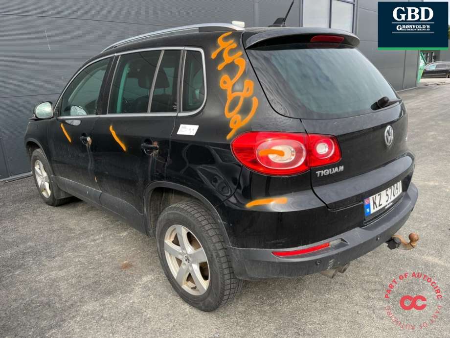 VW Tiguan 2007-2011 (Type I, Fase 1) , Motorkode: CBAB, Girkassekode: JBG