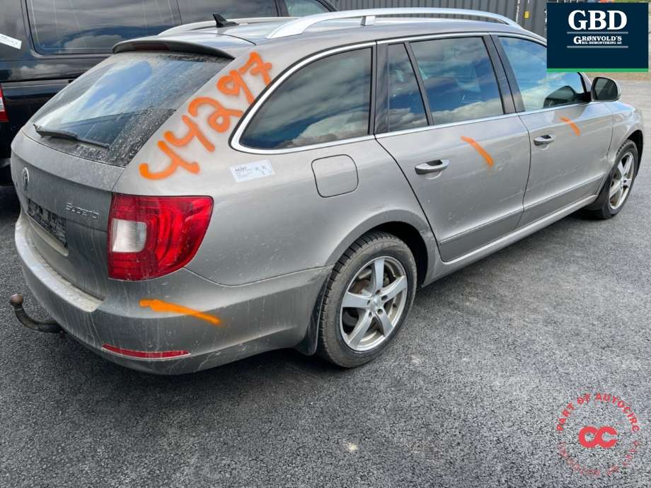 Škoda Superb 2008-2015 (Type II) , Motorkode: CFFB, Girkassekode: PBW
