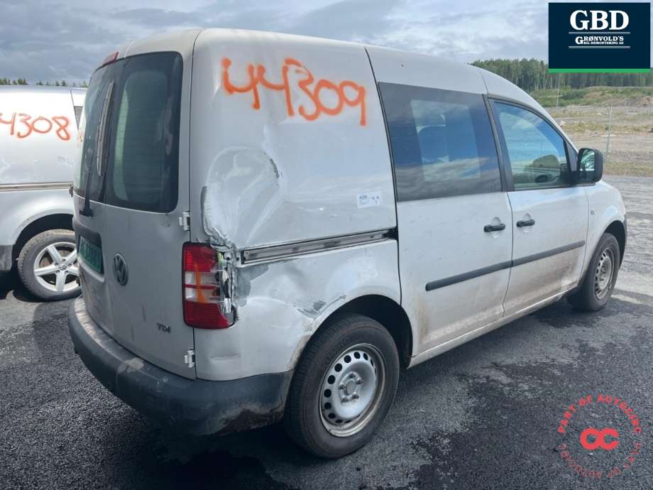 VW Caddy 2010-2015 (Type III, Fase 2) , Motorkode: CAYD, Girkassekode: NQP