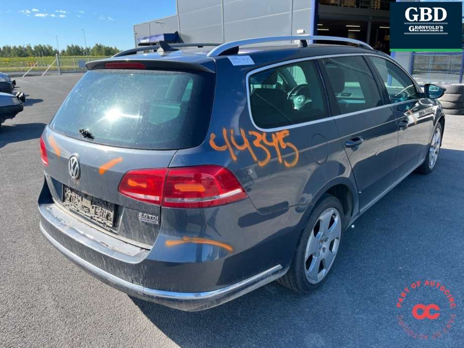 VW Passat 2011-2015 (B7) (B7), Motorkode: CFFB, Girkassekode: LNZ