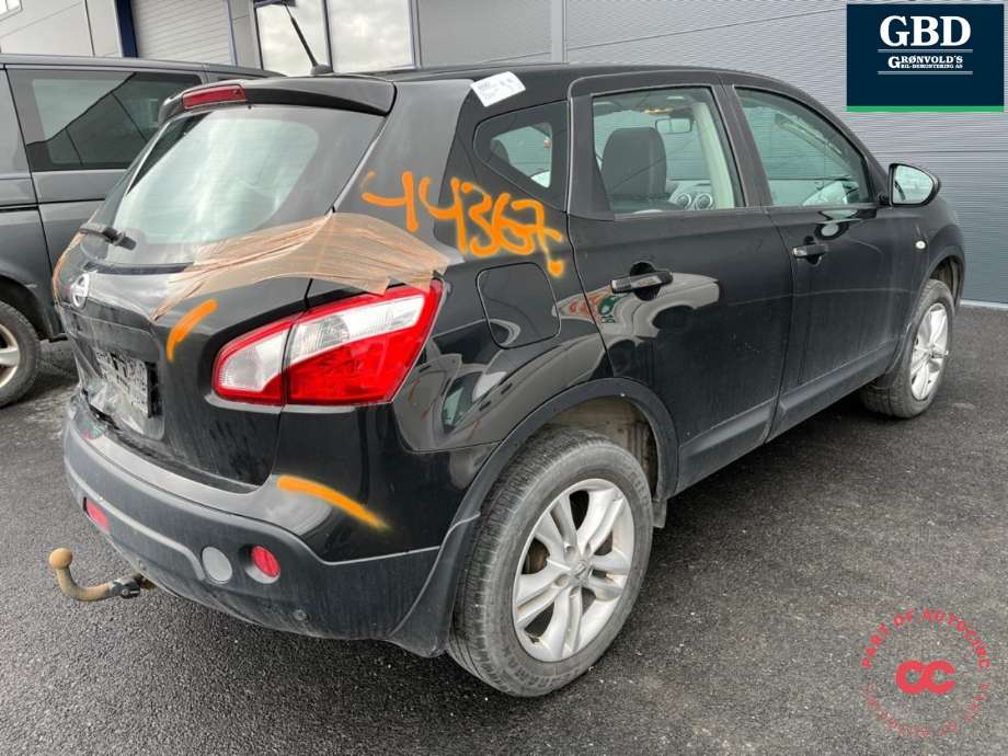 Nissan Qashqai 2010-2014 (Type I, Fase 2) , Motorkode: MR20, Girkassekode: 310201XT2C