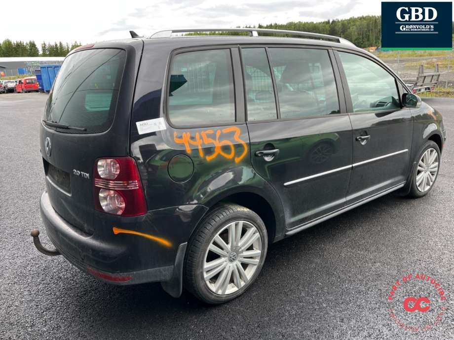 VW Touran 2007-2010 (Type I, Fase 2) , Motorkode: BKD, Girkassekode: JPK