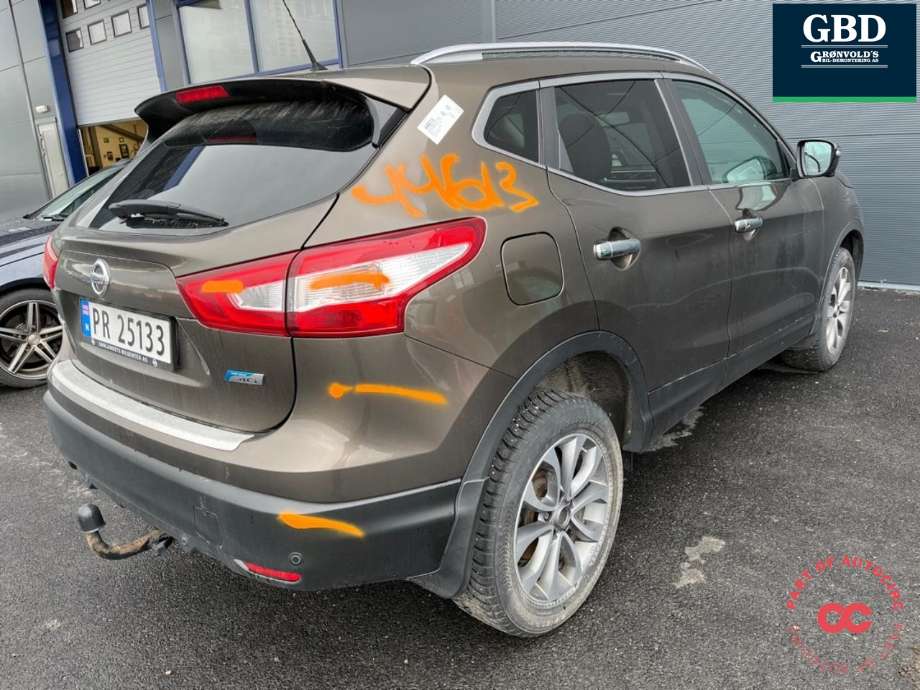 Nissan Qashqai 2014-2021 (Type II) , Motorkode: R9M, Girkassekode: 310203WX1B