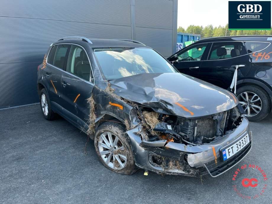 VW Tiguan 2011-2016 (Type I, Fase 2) , Motorkode: CFFB, Girkassekode: MYG