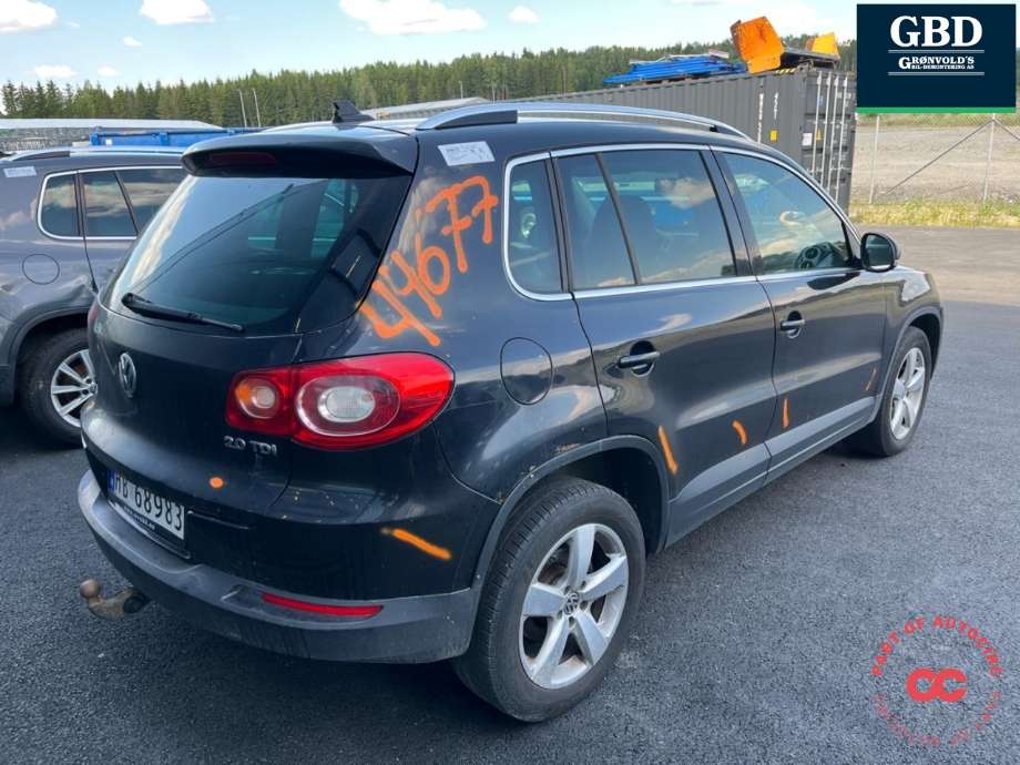 VW Tiguan 2007-2011 (Type I, Fase 1) , Motorkode: CBAB, Girkassekode: JBG
