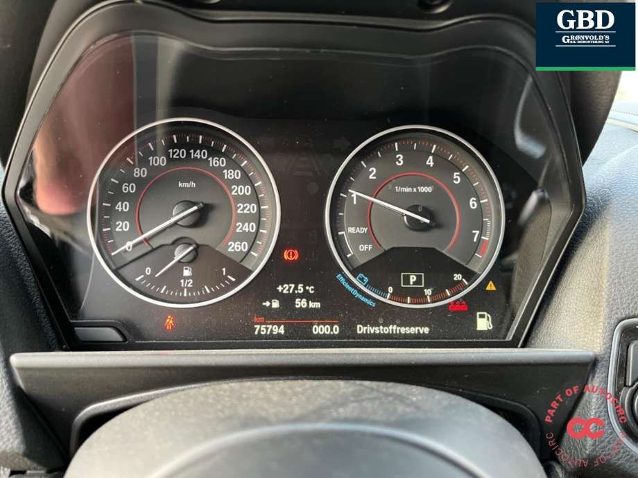 BMW 1-Serie 2015-2019 (Fase 2) (F20/F21) (F20/F21), Motorkode: B38B15A, Girkassekode: 24 00 8 673 727