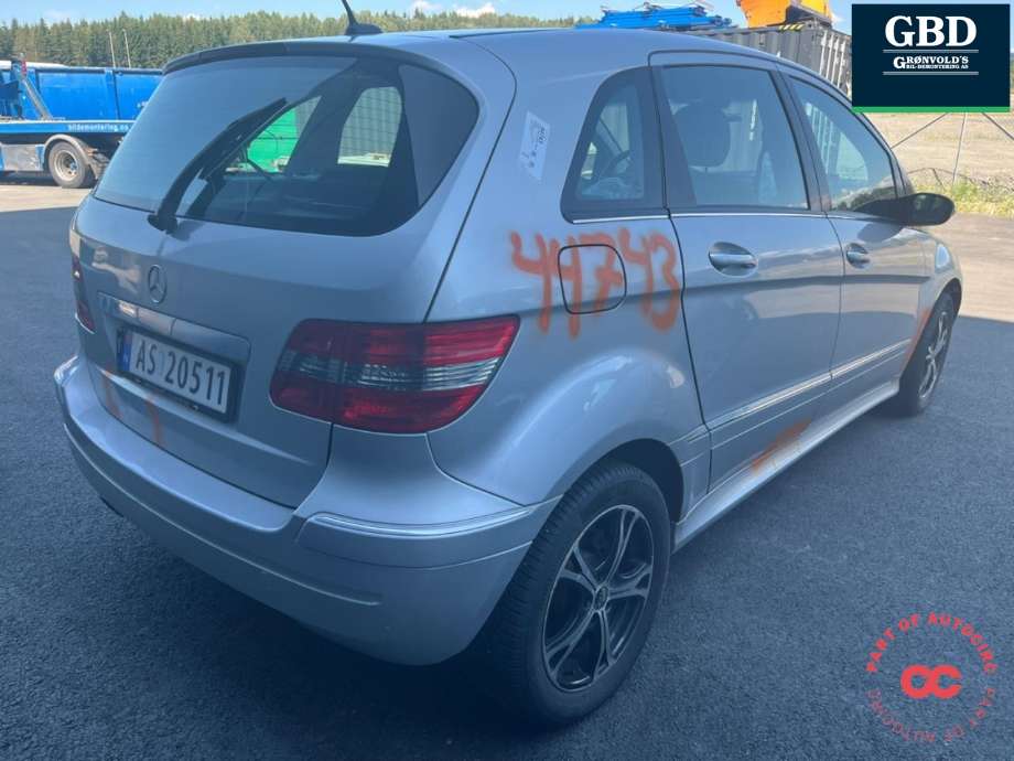 Mercedes B-Klasse 2005-2008 (Fase 1) (W245) (W245), Motorkode: M266.920, Girkassekode: A 169 370 24 00