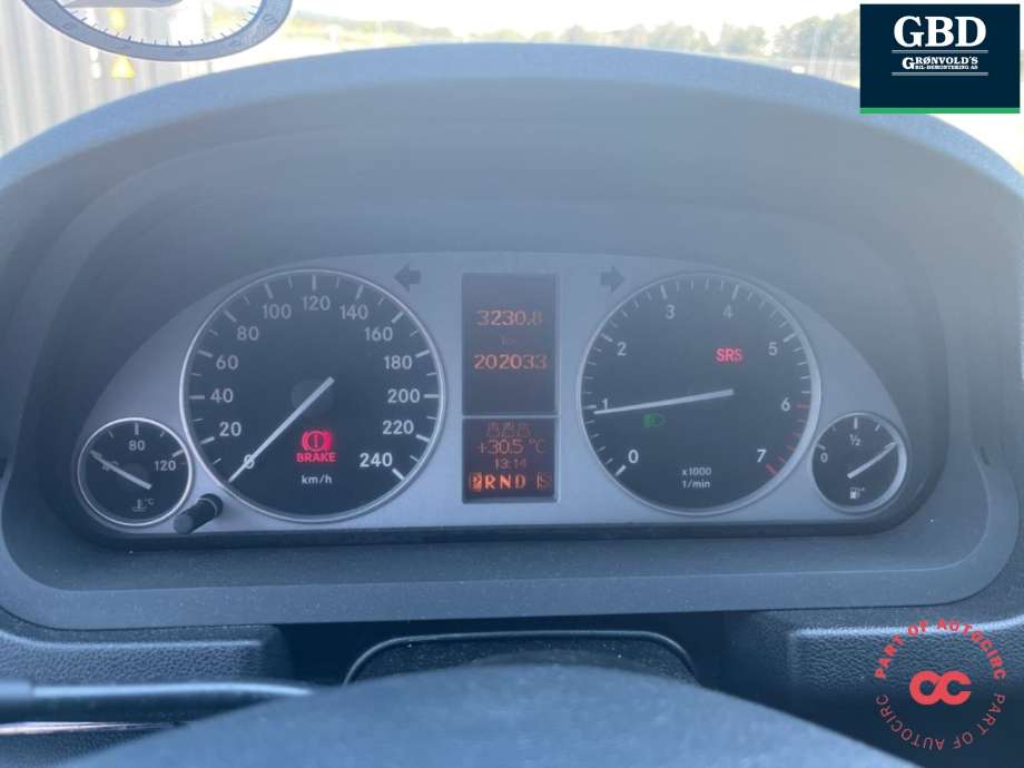 Mercedes B-Klasse 2005-2008 (Fase 1) (W245) (W245), Motorkode: M266.920, Girkassekode: A 169 370 24 00