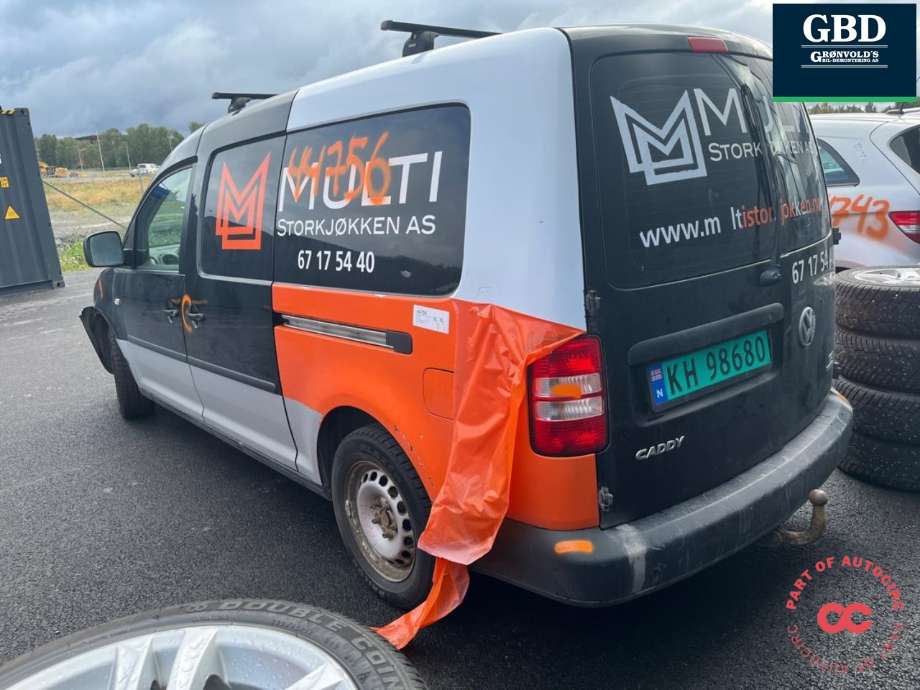 VW Caddy 2010-2015 (Type III, Fase 2) , Motorkode: CAYD, Girkassekode: MLS