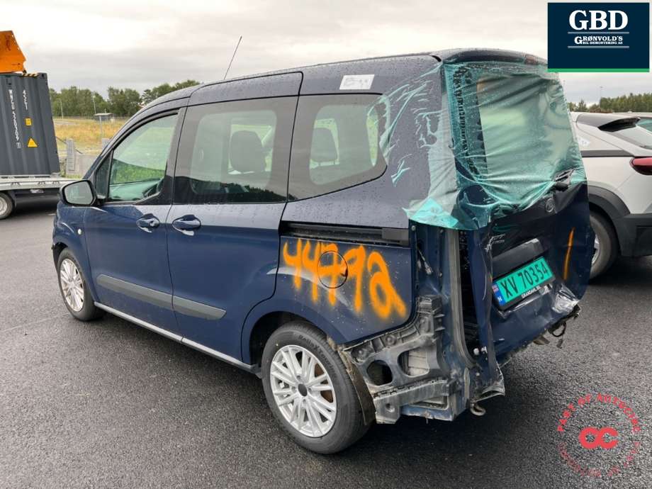 Ford Transit Courier 2014-2018 (Type I, Fase 1) delebil , Motorkode: XVCA, Girkassekode: 2068003