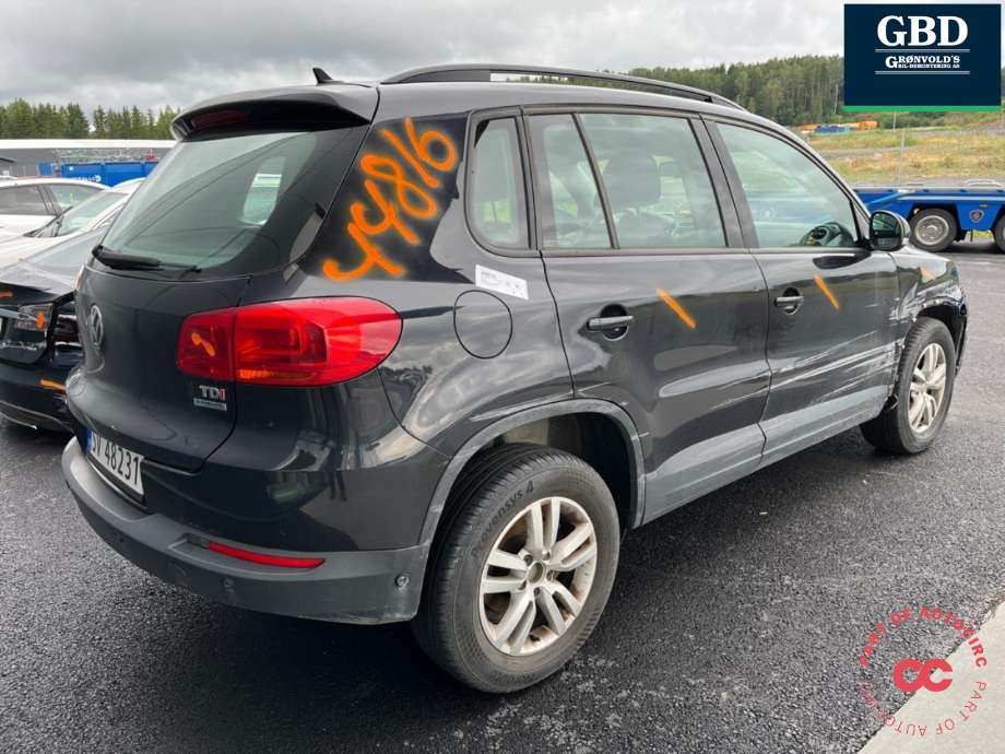 VW Tiguan 2011-2016 (Type I, Fase 2) , Motorkode: CFFD, Girkassekode: NFZ