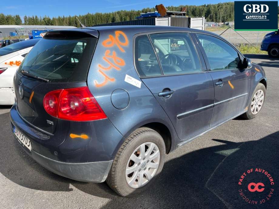VW Golf V, STV 2007-2010 (JETTA) (JETTA), Motorkode: BLS, Girkassekode: JCR