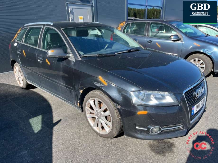 Audi A3 2009-2012 (Type II, Fase 2) , Motorkode: CAYC, Girkassekode: LUB