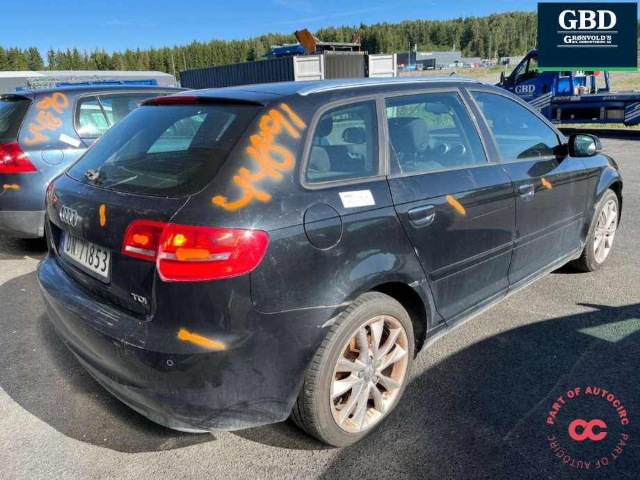 Audi A3 2009-2012 (Type II, Fase 2) , Motorkode: CAYC, Girkassekode: LUB