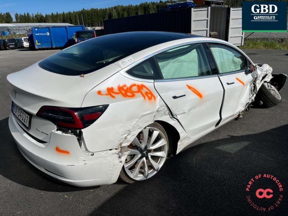 Tesla Model 3 2018-2023 (Fase 1) , Motorkode: 3D3|3D5, Girkassekode: 