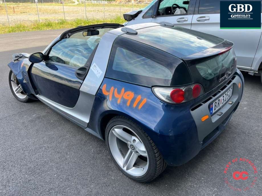 Smart Roadster 2003-2006 delebil , Motorkode: M160.922, Girkassekode: Q 0009479V004000000