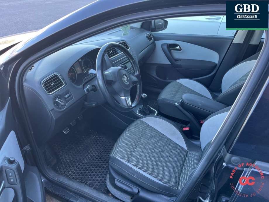 VW Polo 2009-2014 (Type V, Fase 1) , Motorkode: CGGB, Girkassekode: LVE