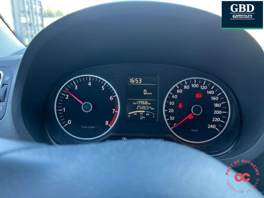 VW Polo 2009-2014 (Type V, Fase 1) , Motorkode: CGGB, Girkassekode: LVE