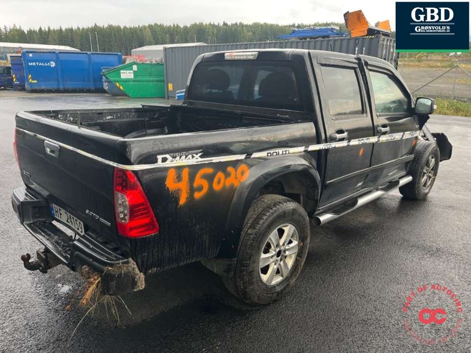 Isuzu D-Max 2007-2012 (Type I) , Motorkode: 4JJ1-TC, Girkassekode: 8980548180