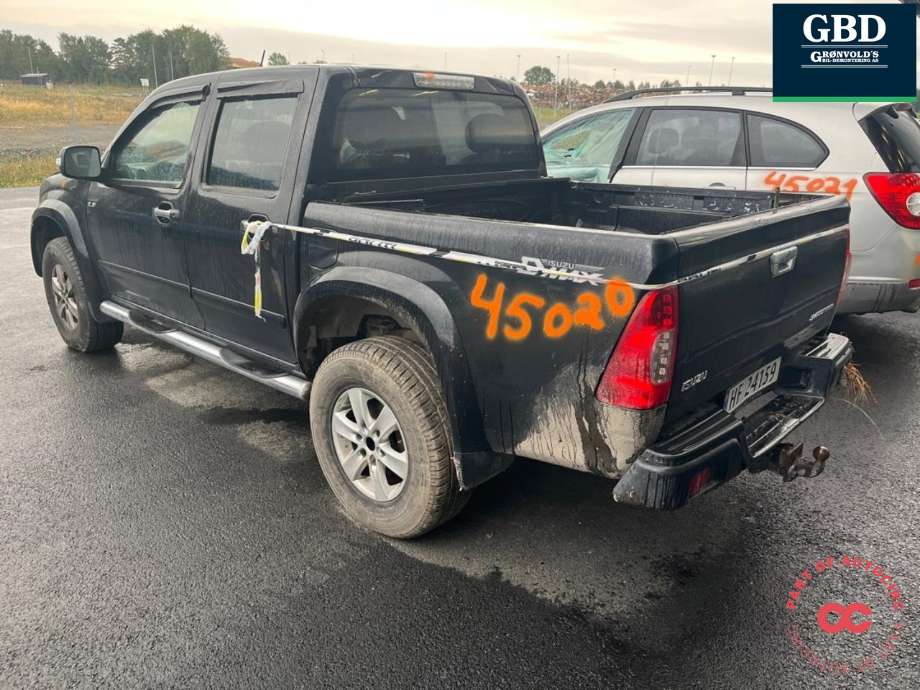 Isuzu D-Max 2007-2012 (Type I) , Motorkode: 4JJ1-TC, Girkassekode: 8980548180