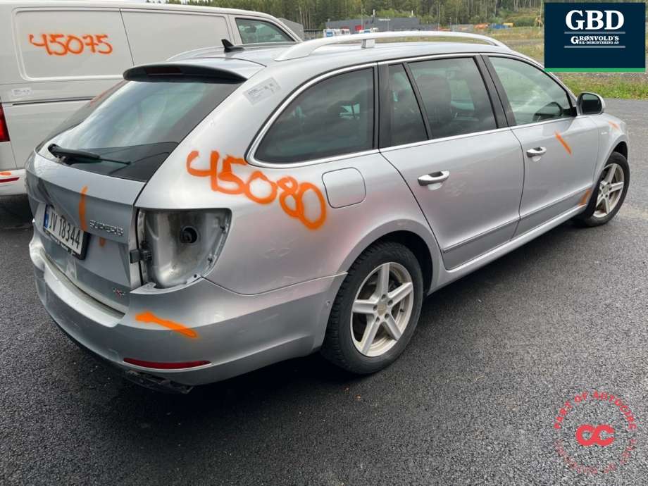 Škoda Superb 2008-2015 (Type II) , Motorkode: CFGB, Girkassekode: PQS
